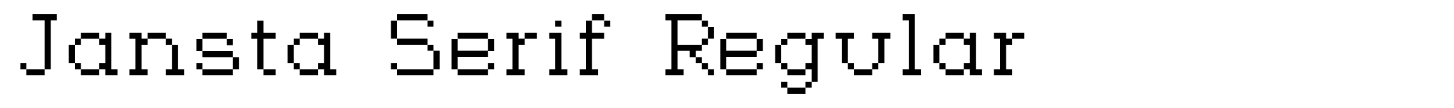 Jansta Serif Regular image
